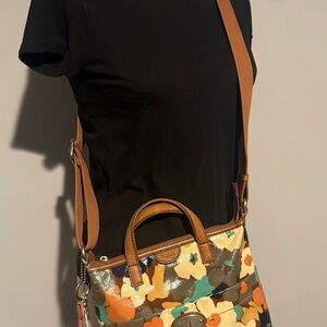 Fossil - Floral Multicolor Crossbody Bag